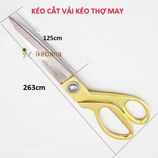 Kéo cắt vải thợ may k38 thép không rỉ