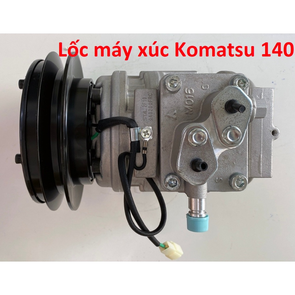 Lốc Lạnh Máy Xúc Komatsu 140, Máy Nén Hệ Thống Điều Hòa Máy Xúc Komatsu 140 - Phụ Tùng Máy Lạnh Ô tô