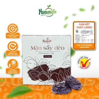 Mận sấy dẻo có hạt Yummifo chua ngọt đậm đà ít đường hỗ trợ tiêu hóa giữ gìn vóc dáng 120g
