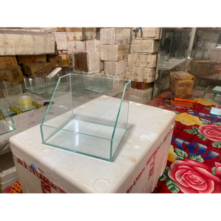Bể cá bán cạn d2520 mặt trước 7cm