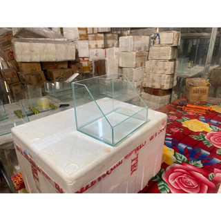 bể cá bán cạn d25*20*20 mặt trước 7cm