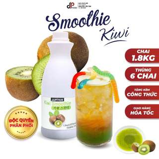Sốt Kiwi Nghiền Nhuyễn Jupiter - Smoothie Nhập Khẩu Hàn Quốc - Chai 1,8kg - Pha Trà Trái Cây, Đá Xay, Trà Sữa,...