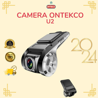 Camera hành trình ô tô, xe hơi ontekco u2 full hd 1080p siêu nét tích hợp màn hình android - cổng usb