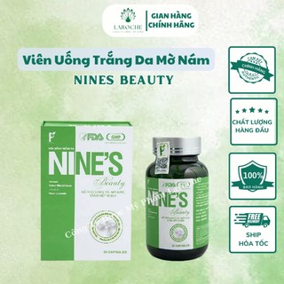 Viên uống trắng da mờ nám Nines Beauty chính hãng giúp sáng da, ngừa lão hóa