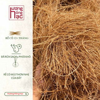 Rễ cỏ vetiver 12 tháng - đã rửa sạch & phơi khô