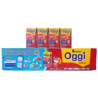 (Quét mã tích xu) Thùng Sữa Bột pha sẵn Oggi suy dinh dưỡng 110ml [48 hộp]