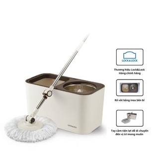 Bộ cây lau nhà lock&lock chính hãng dual bucket etm478