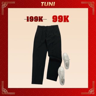 Quần Tây Lưng Cao Baggy Tây Phong Cách Hàn Quốc - Tuni Store
