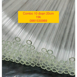 10 ống thủy tinh phi 6 Đức 19k