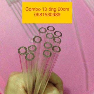 10 ống thủy tinh phi 6 đức 19k
