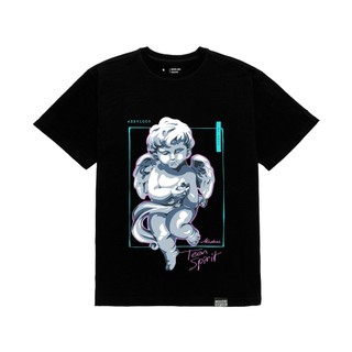 Áo thun Form rộng tay lỡ unisex Phông Nam Nữ SPIRIT ANGEL | Local Brand Mi Midori