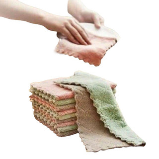 KHĂN LAU TAY NHÀ BẾP 2 MẶT SIÊU MỀM, THẤM HÚT TỐT (1 CHIẾC)