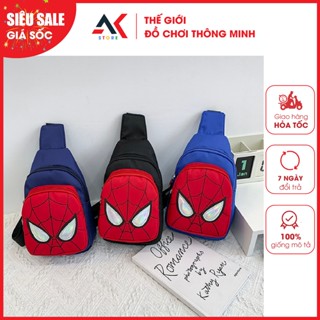  Túi Đeo Chéo Bao Tử In Hình Siêu Nhân Người Nhện Spider Man Cho Bé - Túi Diện Tết Túi Đi Chơi Dã Ngoại Đi Biển 