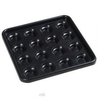 Khay đựng bóng bida 16 lỗ nhựa đẹp.