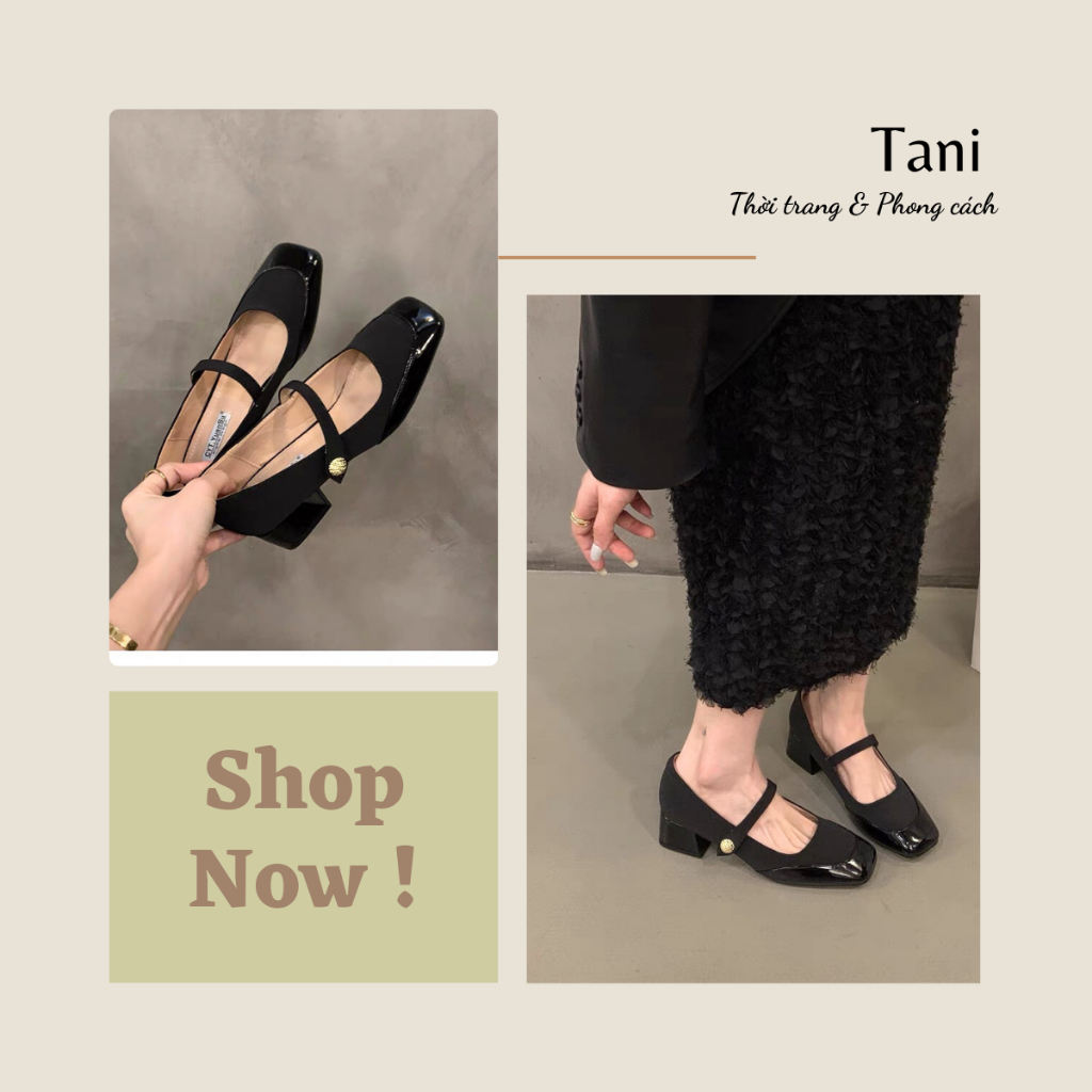 [TG24012] Giày nữ giày Marry Jane phong cách sang trọng, lịch sự Tani