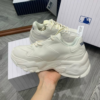Giày sneaker M.L.B sữa NY chéo ( giá chưa kèm box bảo vệ )