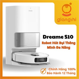 Robot hút bụi lau nhà Dreame S10 Tự động giặt giẻ, đổ rác, sấy khăn - Hàng Chính Hãng