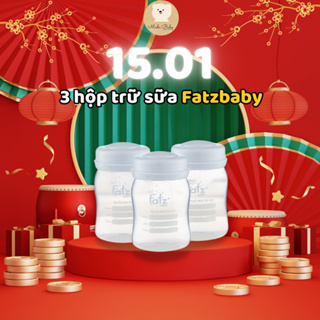 Bộ 3 bình trữ sữa 150ml Fatz baby chính hãng tiện lợi MC123