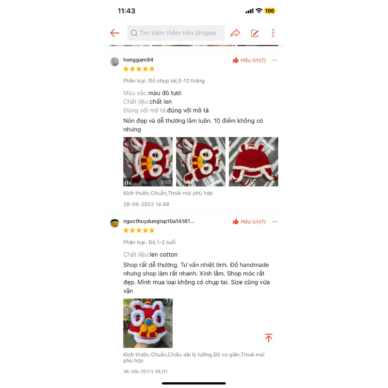 Nón Lân Con Cho Bé