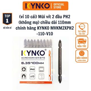 Mũi vít 2 đầu ph2 chiều dài 110mm chính hãng kynko mvkm2xph2 -110-v10