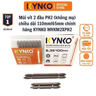 Mũi vít 2 đầu ph2 chiều dài 110mm/65mm chính hãng kynko mvkm2xph2