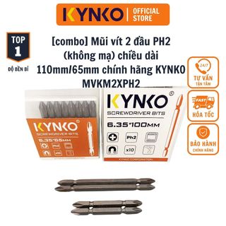 Mũi vít 2 đầu ph2 chiều dài 110mm/65mm chính hãng kynko mvkm2xph2