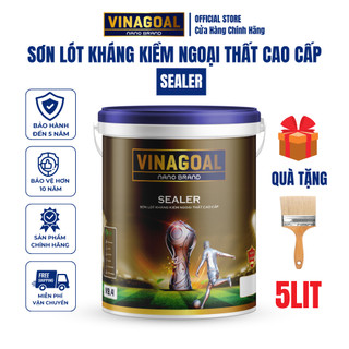 Sơn lót kháng kiềm ngoại thất cao cấp sealer vinagoal dung tích 1l-5l chống rêu, mốc, giữ màu cho lớp sơn phủ v9.4