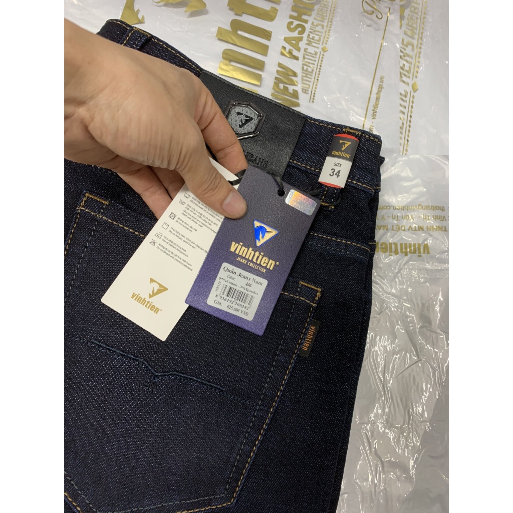 Quần Jeans Cotton Vĩnh Tiến Cao Cấp QB625