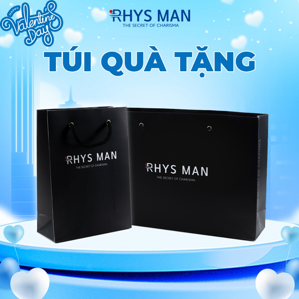 Túi Quà Tặng RHYS MAN màu đen sang trọng