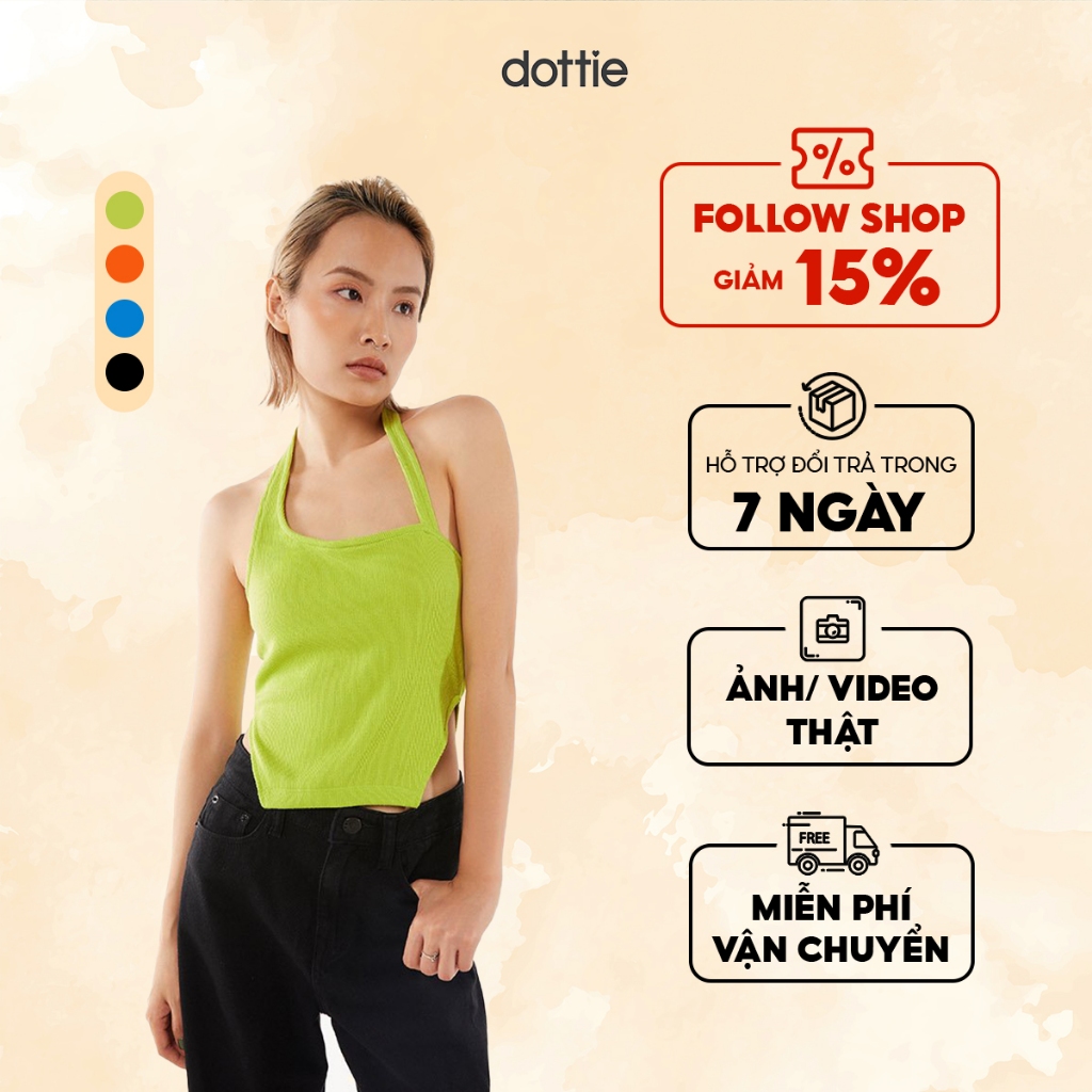 DOTTIE - Áo kiểu bất đối xứng nữ T0579