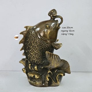 Cá chép ngậm như ý phong thuỷ