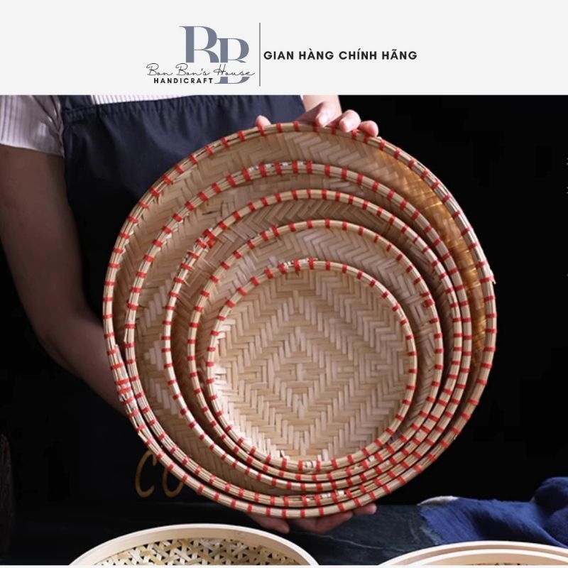 mẹt tre mẹt trang trí decor tết size 35cm