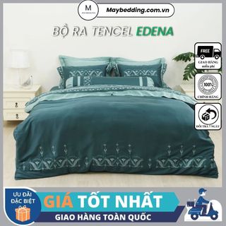 Bộ ga ( drap ) nệm Tencel Edena mẫu 792, Cao Cấp - Hàng Chính Hãng