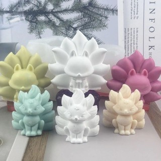 Rẻ vô địch - tượng tô hồ ly chín đuôi 3d