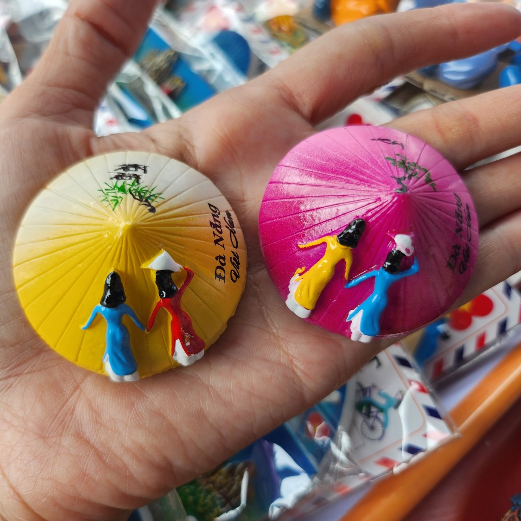 Nam châm hít tủ lạnh hình nón lá Việt Nam làm quà tặng, quà lưu niệm