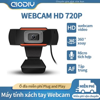 Webcam máy tính có mic full hd 1080p full box siêu nét dùng cho pc laptop 1080P
