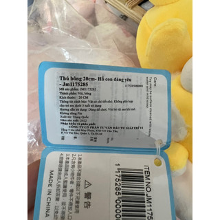 Gấu bông Hổ con 20cm