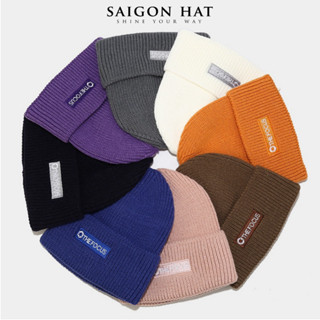 Mũ len nam nữ THE FOCUS nón len form beanie chất len dày dặn phong cách Hàn Quốc thời trang Thu Đông SAIGON HAT