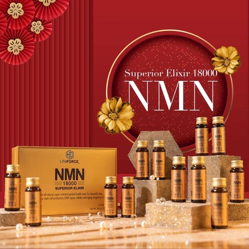 NMN 18000 Superior Elixir HD Lifeforce. Nước uống trẻ hóa