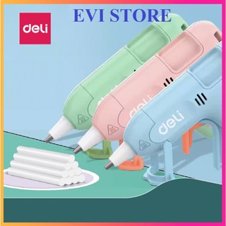  Súng bắn keo nến Silicon Deli 20W keo nên An toàn nhỏ gọn dễ sử dụng 390021   390022 