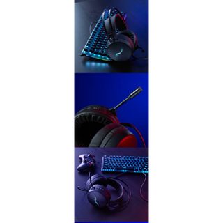 Tai nghe Gaming Rapoo VH310 VH160 Black (Có dây) 7.1