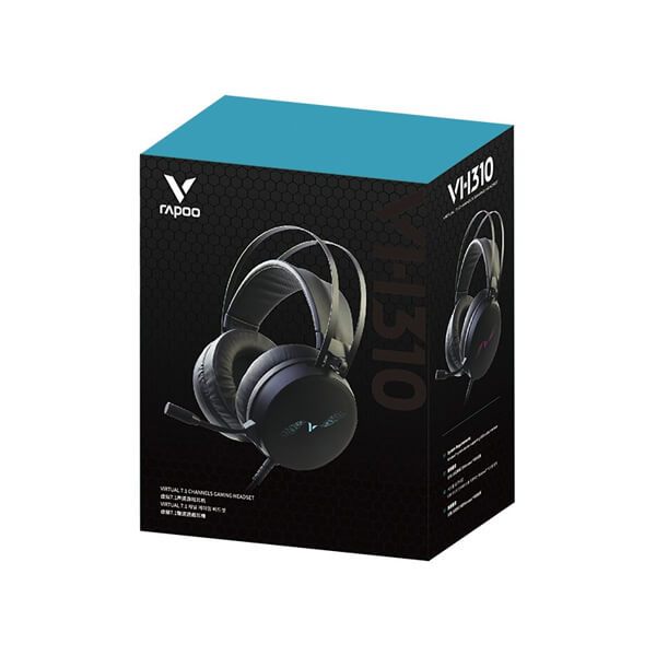 Tai nghe Gaming Rapoo VH310 VH160 Black (Có dây) 7.1