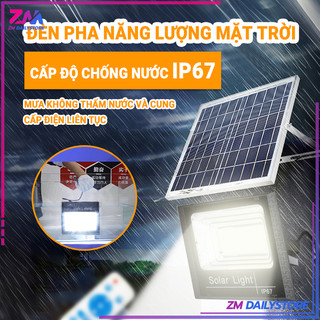 Đèn năng lượng mặt trời sân vườn led chống thấm ngoài trời 50W 100W 200W