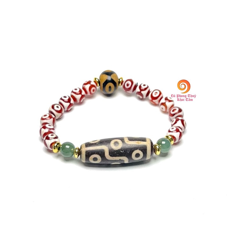 Vòng tay Dzi 9 mắt