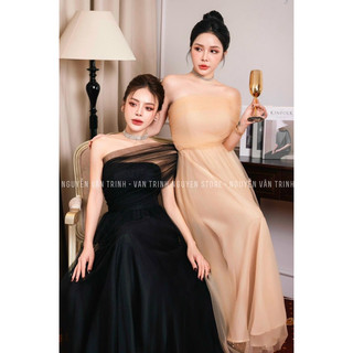 𝐒𝐀𝐃𝐈𝐄 𝐃𝐑𝐄𝐒𝐒 - 𝐀𝐒𝐇𝐘𝐋𝐄𝐘 Đầm cup ngực phối voan