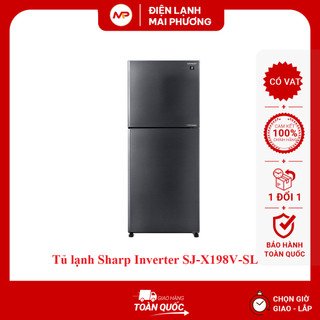 Tủ lạnh Sharp Inverter SJ-X198V-SL/ SJ-X251E / SJ-X281E / SJ-XP322AE / SJ-XP352AE/ SJ-XP382AE  - Hàng chính hãng