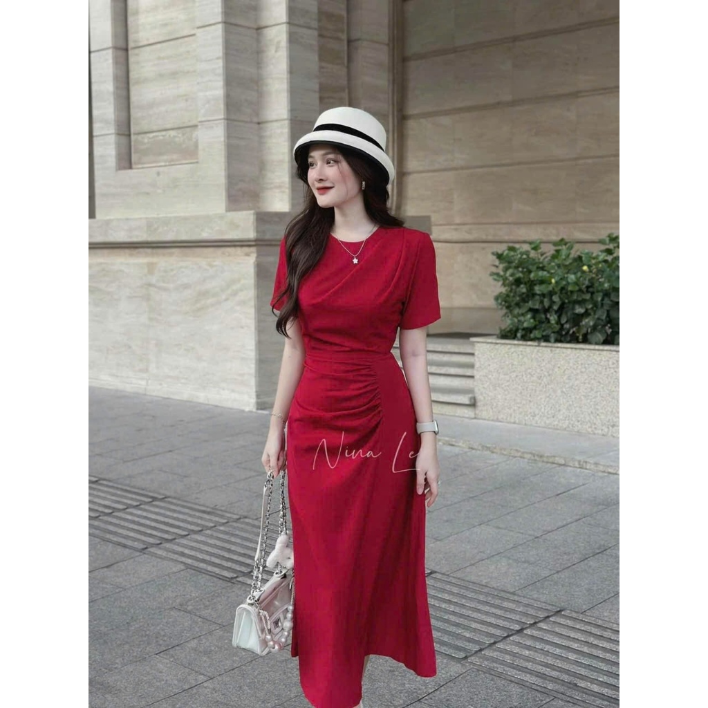 Đầm UMI xếp ly MTB