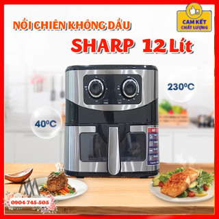 Nồi chiên không dầu THÁI LAN Mặt kính Siêu To Dễ quan sát Màu sắc siêu xinh Vỏ INOX nhiệt An toàn Bảo Hành 12 Tháng