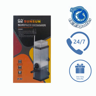 Lọc Ván Lọc Mặt Nước Sun Sun YJ3 Cho Hồ Cá Cảnh Hồ Thủy Sinh 300L/H