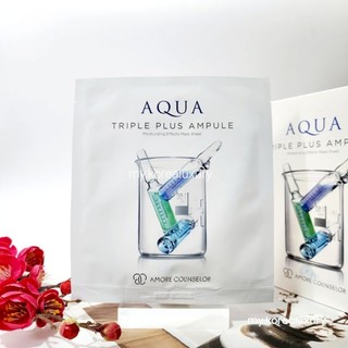 Mặt nạ cấp nước dưỡng trắng da Amore Cellabu Aqua Triple Plus Ampoule Mask 30ml